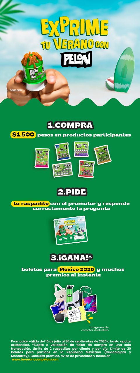 Exprime tu Verano con Pelon - Promoción 2025